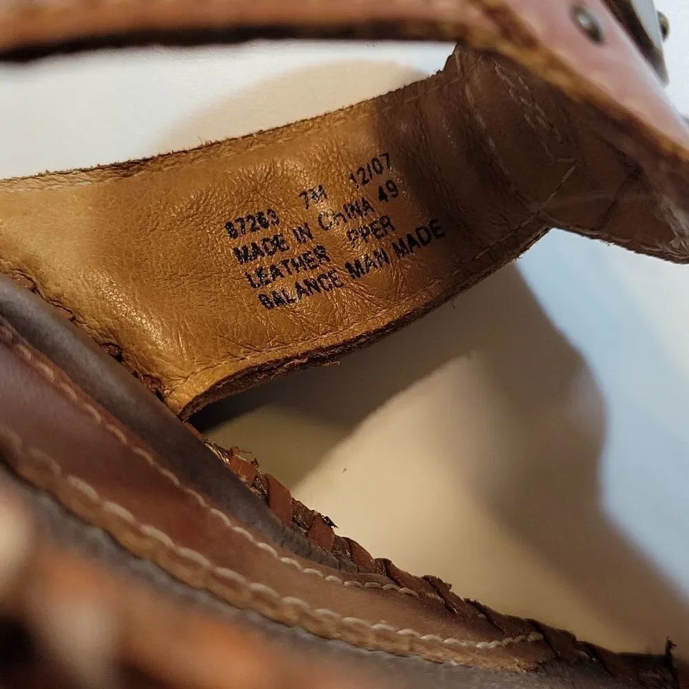 CLARKS ARTISAN COLLECTION WEDGE THONG SANDAL - Picture 11 of 13
